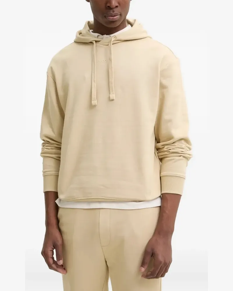 HUGO BOSS Dapo Hoodie mit Logo-Applikation - Nude Nude