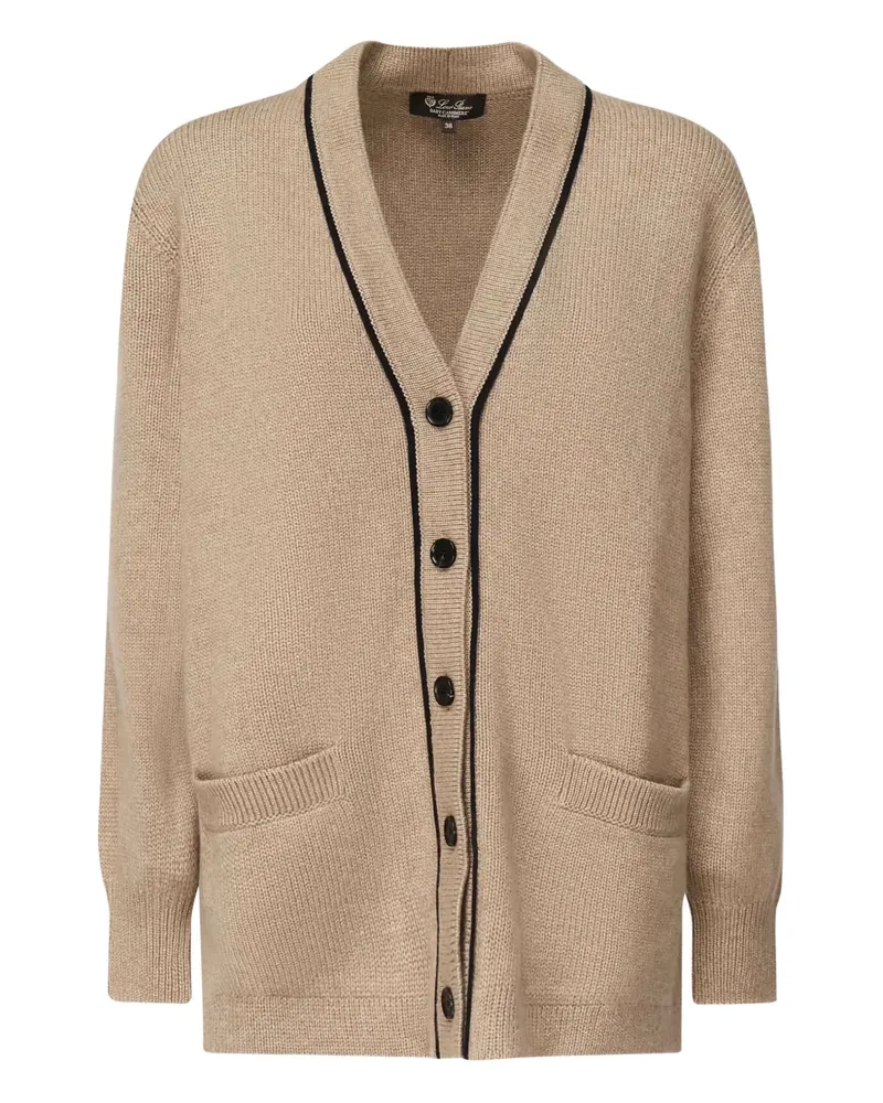 Loro Piana Cardigan aus Kaschmir - Nude Nude