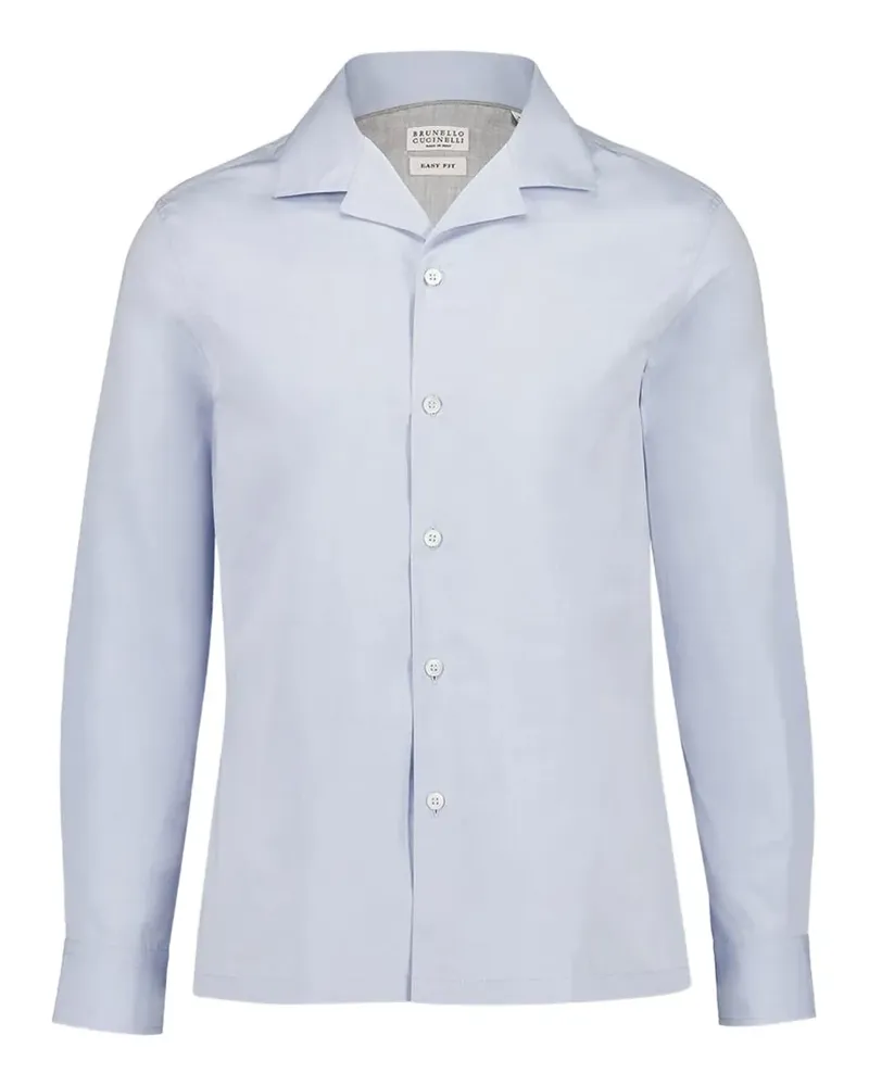 Brunello Cucinelli Klassisches Hemd - Blau Blau