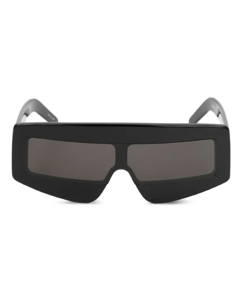 Rick Owens Phleg geometric-frame sunglasses - Schwarz Schwarz
