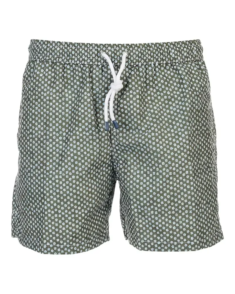 Fedeli floral-print swim shorts - Grün Grün