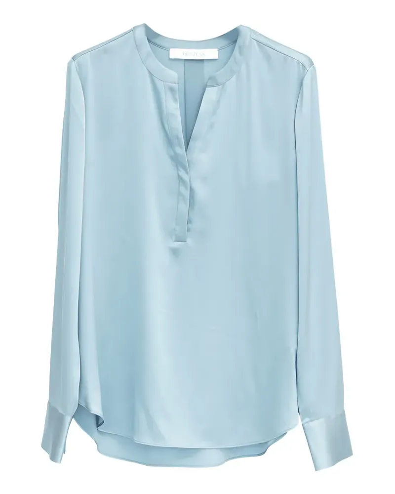 Herzen's Angelegenheit Bluse mit V-Ausschnitt - Blau Blau