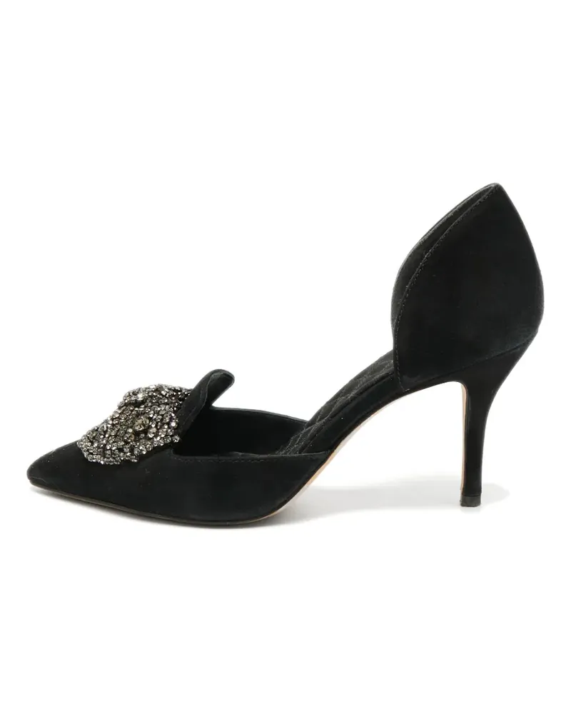 Tory Burch Clara Pumps mit Kristallen 95mm - Schwarz Schwarz