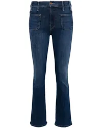 Mother The Patch Pocket Insider Flood Jeans Blau