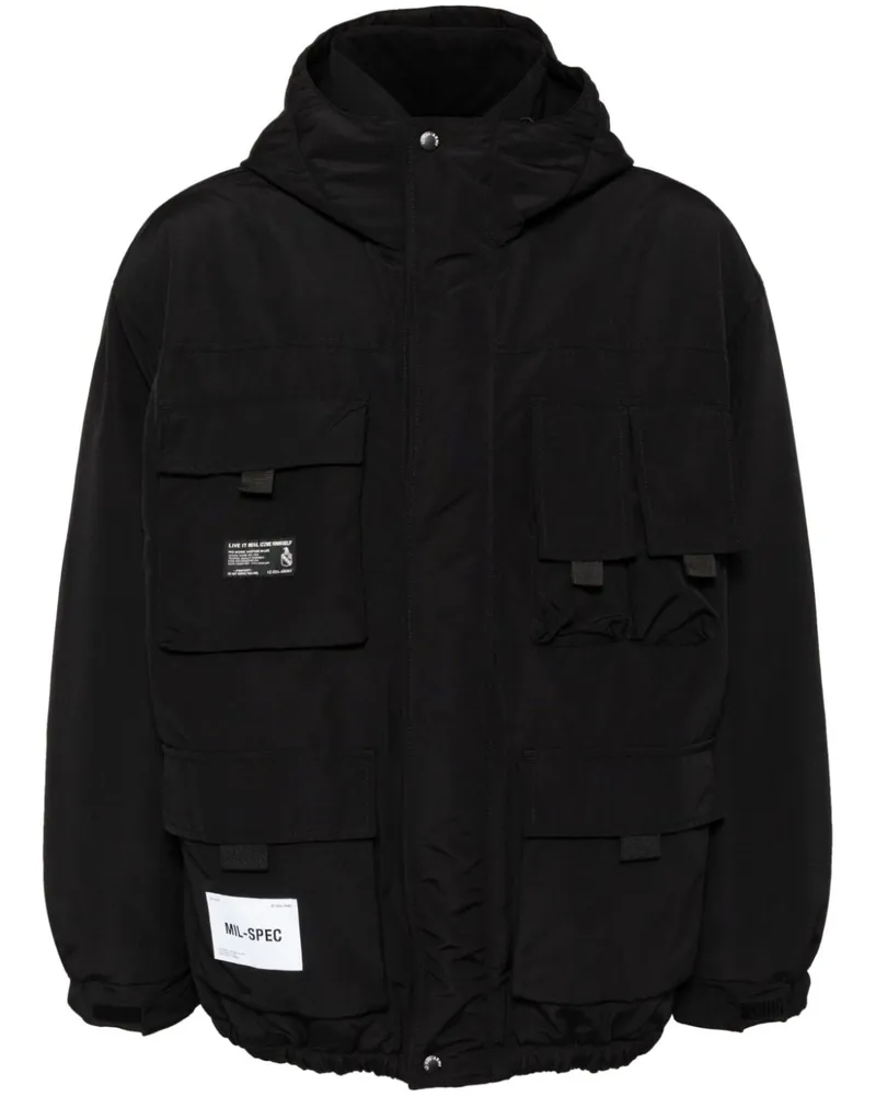 Izzue Jacke mit Taschen - Schwarz Schwarz