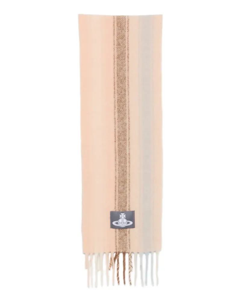 Vivienne Westwood Schal mit Orb-Patch - Nude Nude