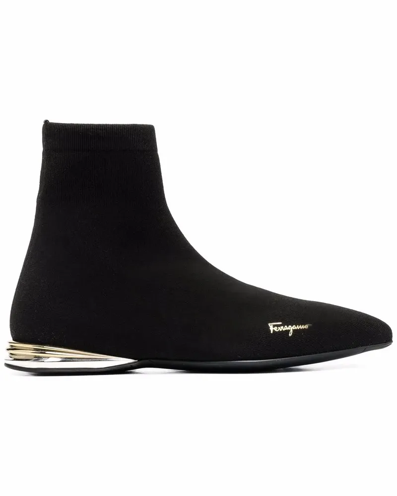 Ferragamo Missy Stiefel - Schwarz Schwarz