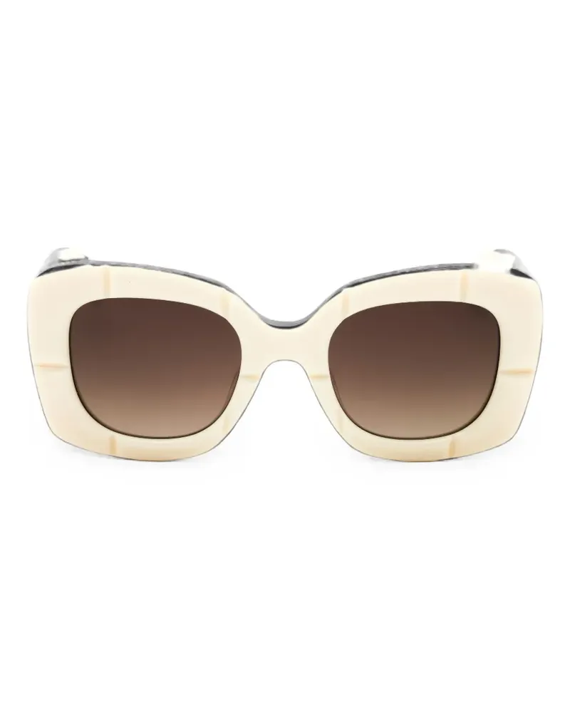 Kate Spade Josey oversized square-frame sunglasses - Nude Nude