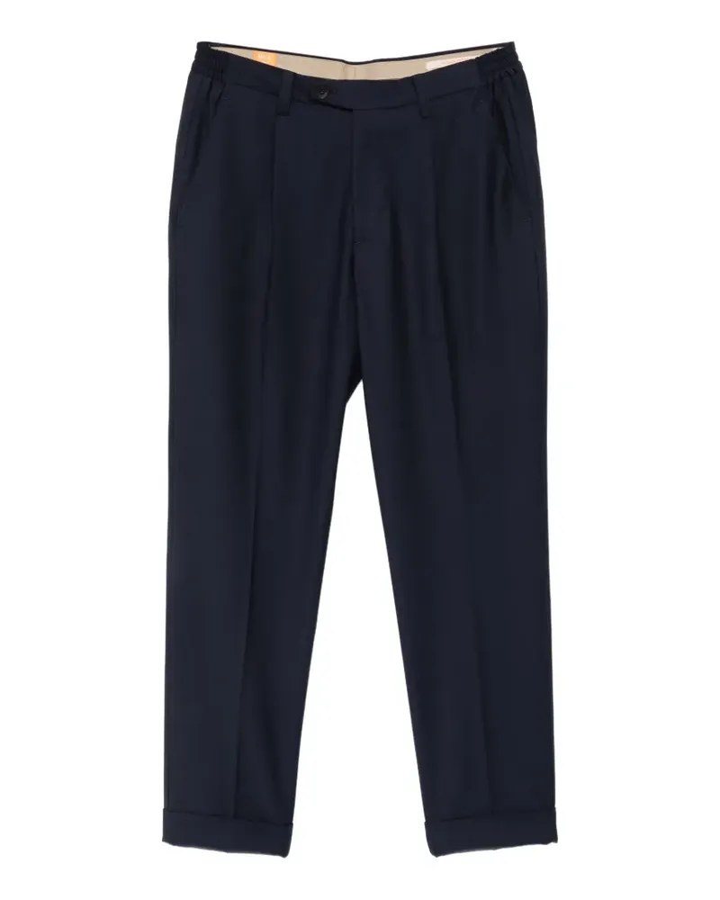 Alpha Industries pleated wool trousers - Blau Blau