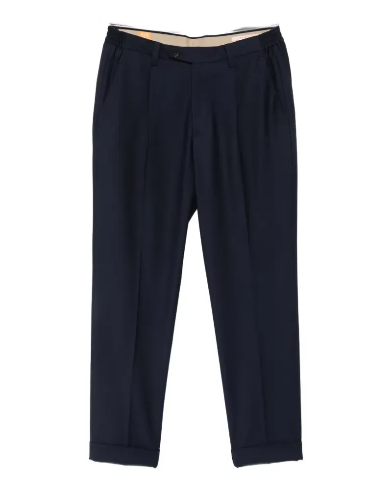 Alpha Industries pleated wool trousers - Blau Blau