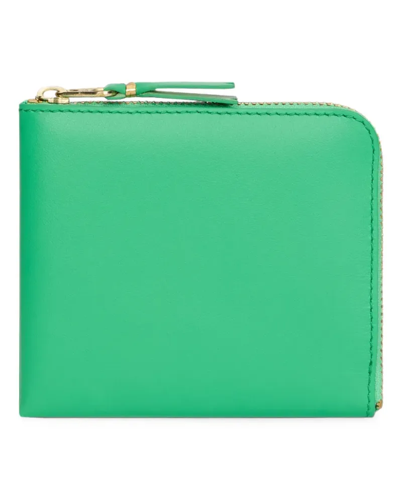 Comme des Garçons Classic 3100 zip-around leather wallet - Grün Grün