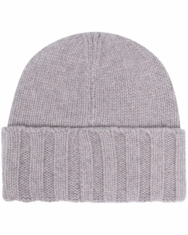 Emporio Armani Mütze aus Kaschmir - Grau Grau