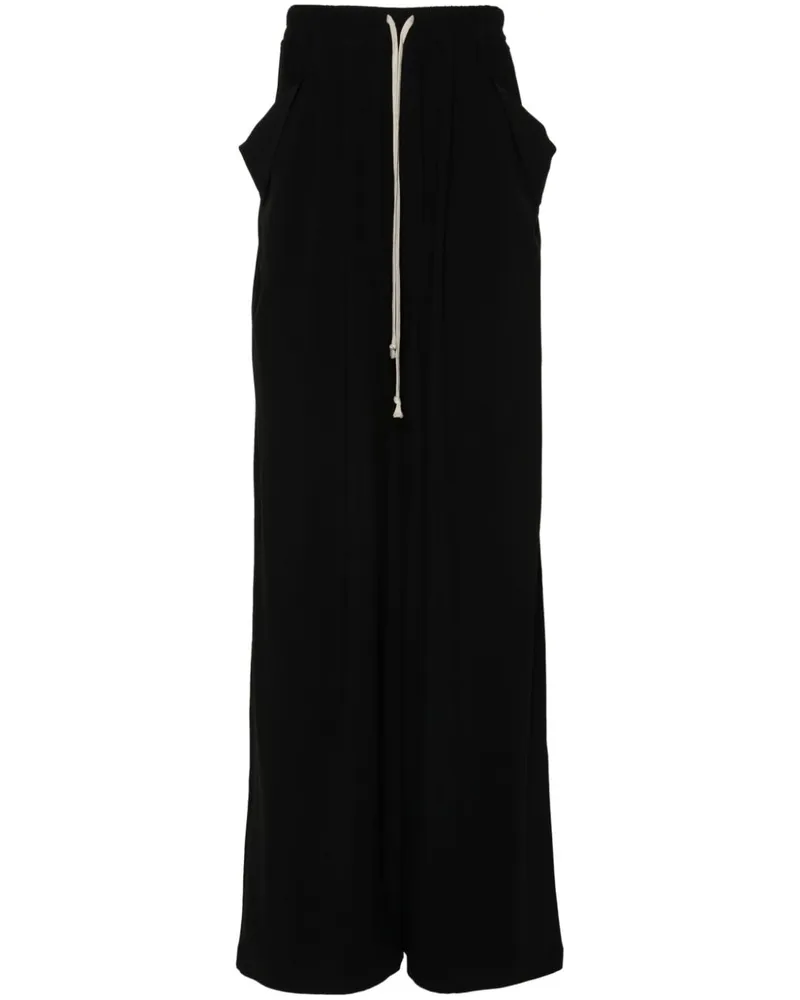 Rick Owens Weite Lido Krepphose - Schwarz Schwarz