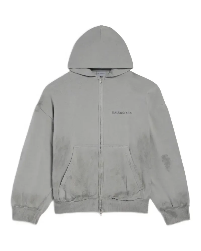 Balenciaga logo-print sweatshirt - Grau Grau