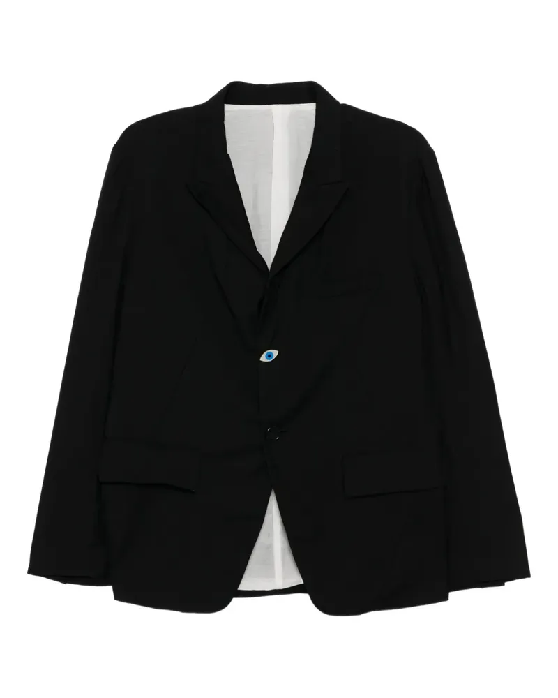 Undercover Einreihige Jacke - Schwarz Schwarz