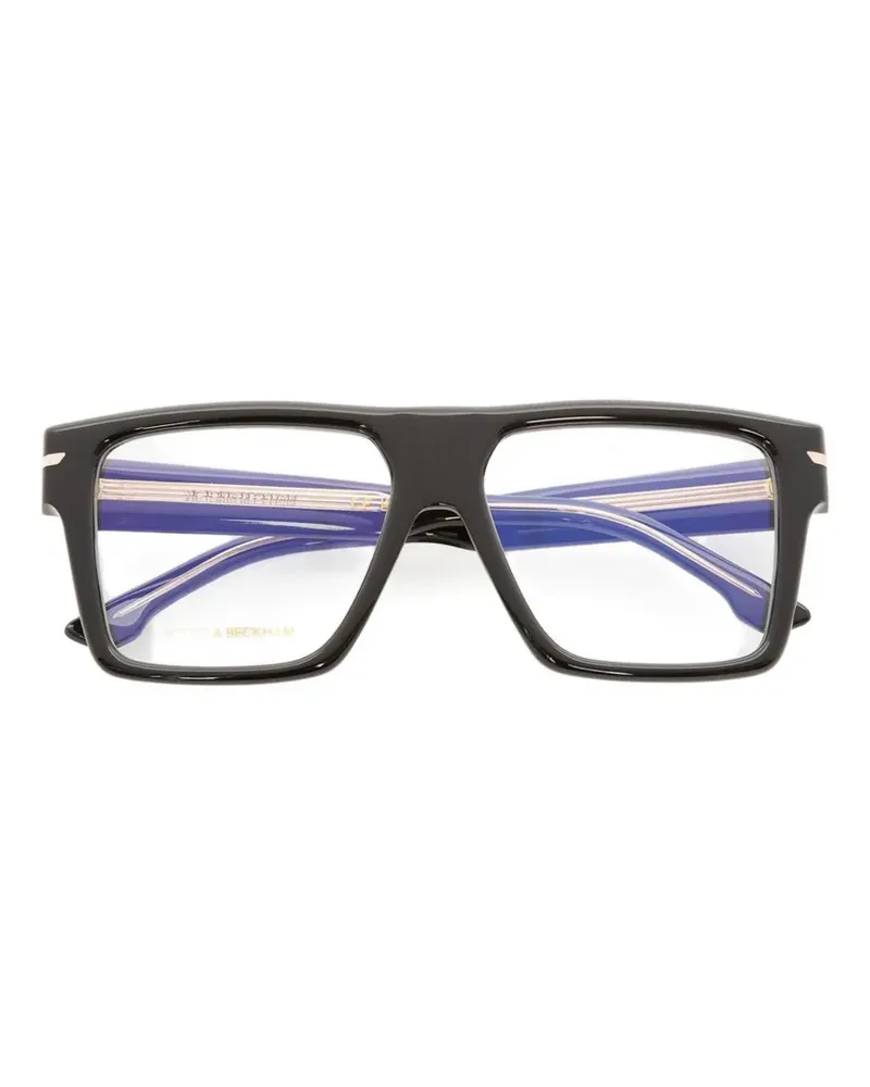 Victoria Beckham flat-top square-frame glasses - Schwarz Schwarz