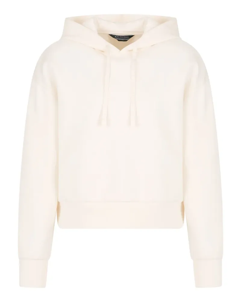 Armani Exchange Klassisches Sweatshirt - Weiß Weiß