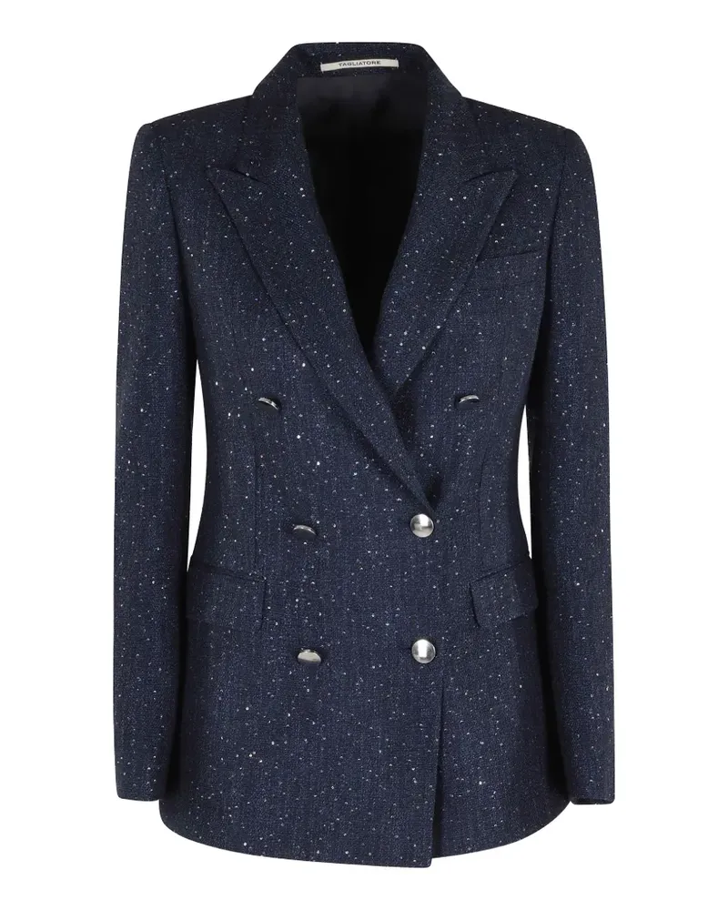 Tagliatore Doppelreihiges Sakko - Blau Blau
