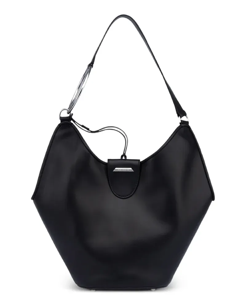 Dondup small Erotica ring-detail shoulder bag - Schwarz Schwarz