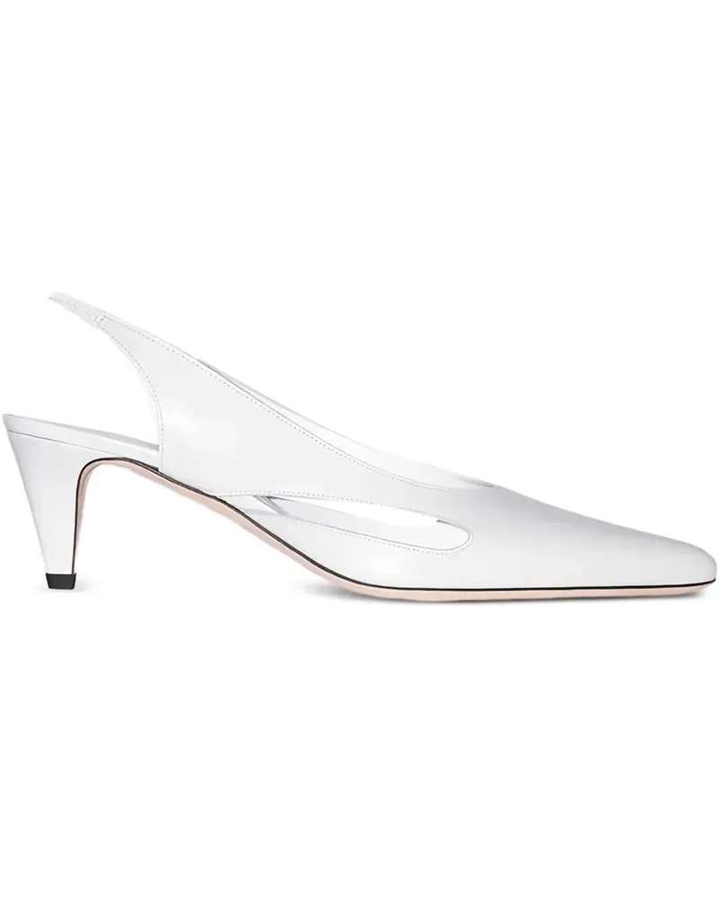by FAR Slingback-Loafer mit Cut-Out - Weiß Weiß