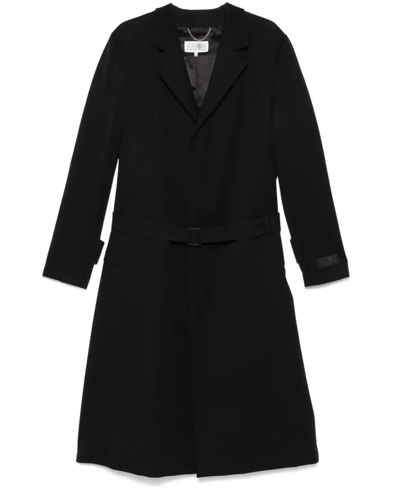 Maison Margiela Trenchcoat mit Gürtel - Schwarz Schwarz