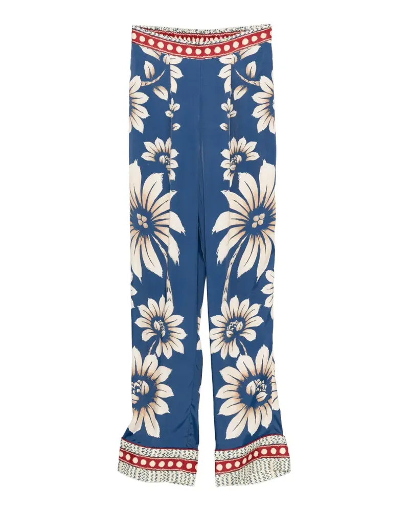 FARM Rio Hose mit Blumenprint - Blau Blau