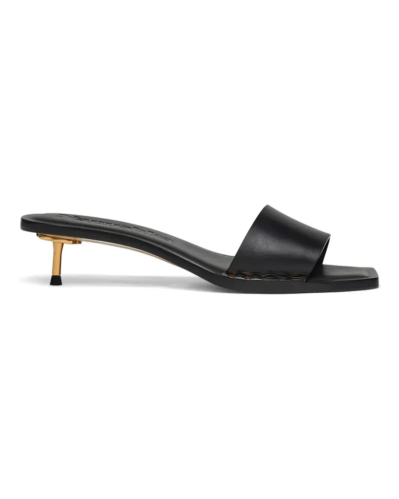 Nanushka Sandalen mit eckiger Kappe - Schwarz Schwarz