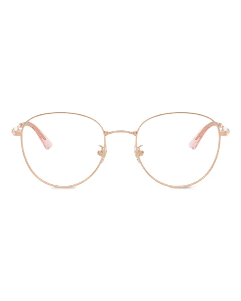Jimmy Choo Brille mit rundem Gestell - Rosa Rosa