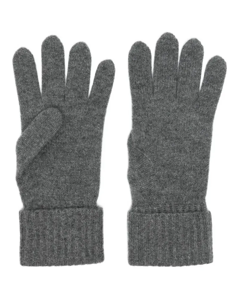 N.Peal Handschuhe aus Kaschmir - Grau Grau