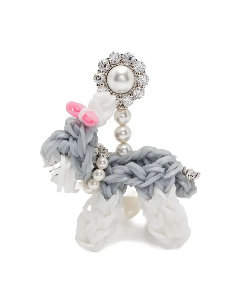 SHUSHU/TONG puppy earrings - Weiß Weiß