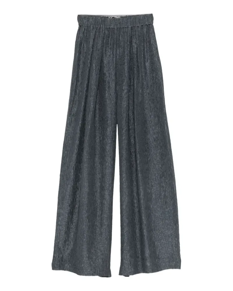 Cortana Anhelo crinkled-finish trousers - Blau Blau