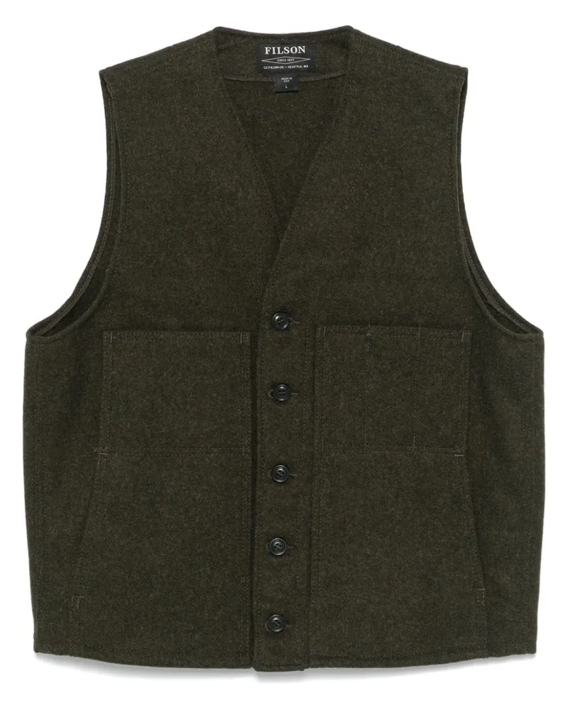 Filson Mackinaw Weste - Grün Grün