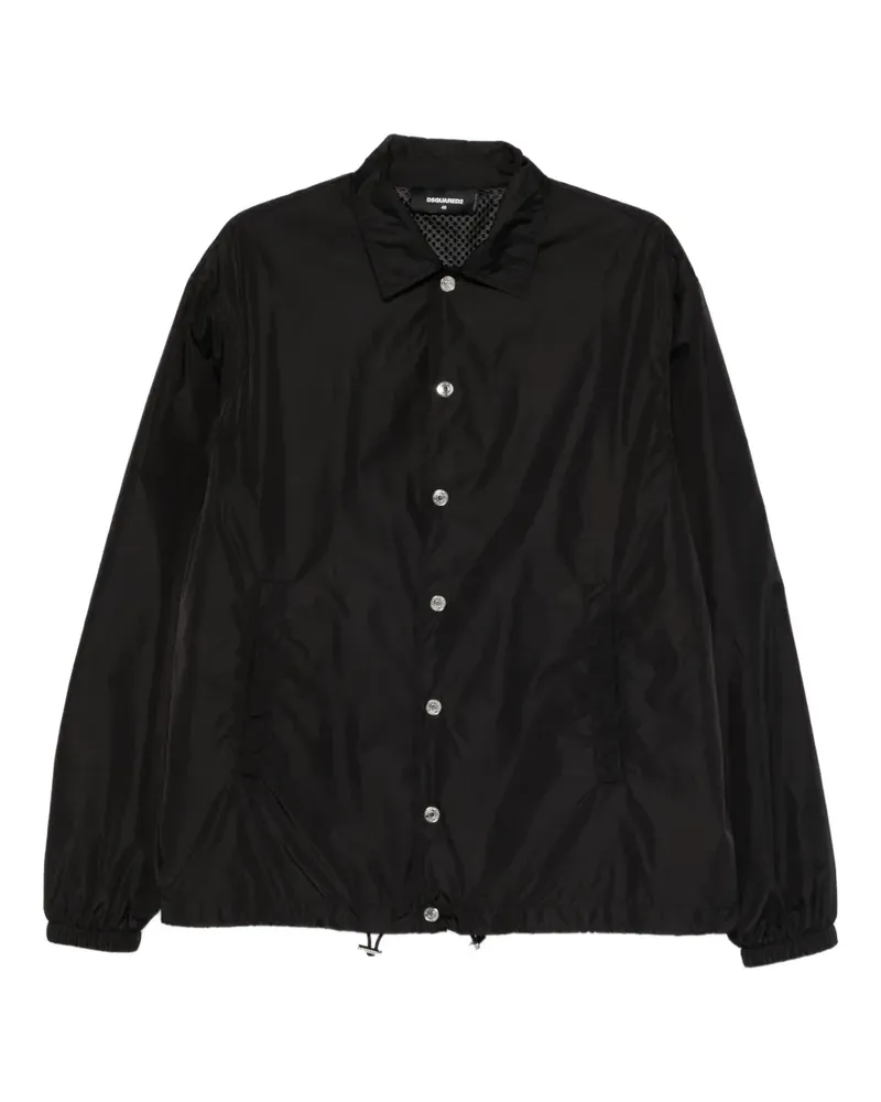 Dsquared2 Jacke mit Druckknöpfen - Schwarz Schwarz
