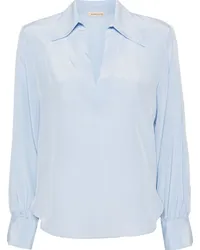 Blanca Benjamin Seidenbluse Blau