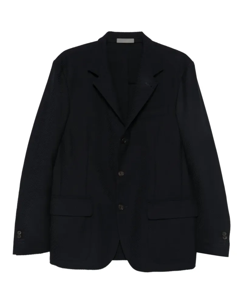 Corneliani Strukturiertes Sakko - Blau Blau