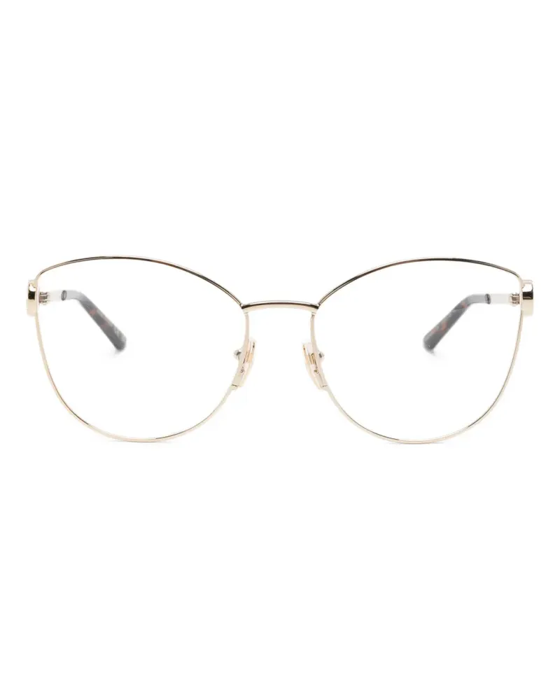 Gucci Brille mit ovalem Gestell - Gold Gold