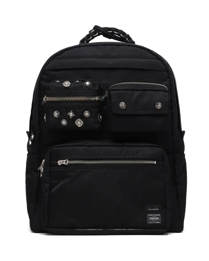 Toga Rucksack mit Nieten - Schwarz Schwarz