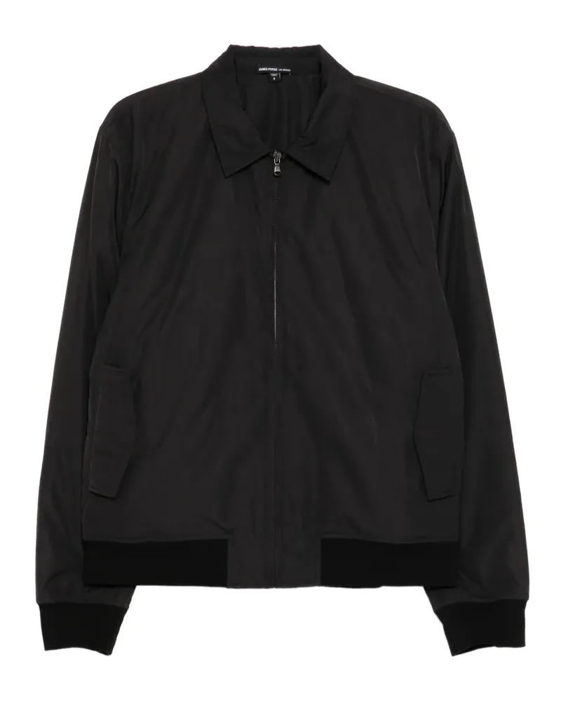 James Perse Bomberjacke aus Twill - Schwarz Schwarz