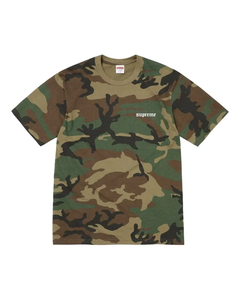 Supreme Being T-Shirt mit Camouflagemuster - Grün Grün