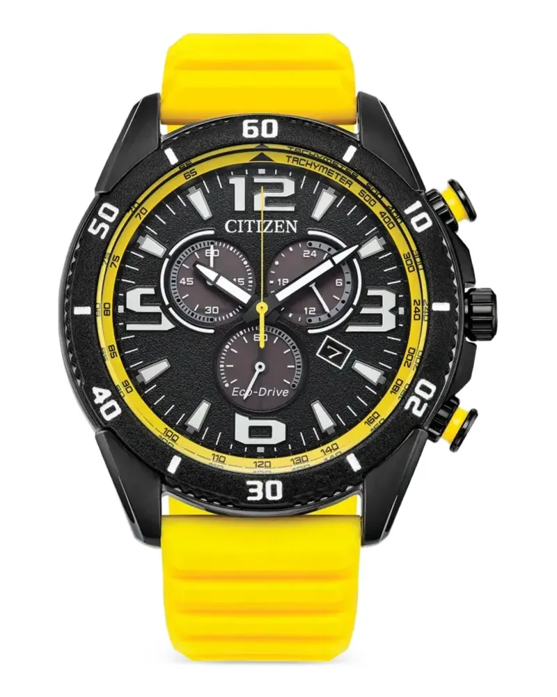 Citizens of humanity Brycen 44.8mm chronograph watch - Schwarz Schwarz