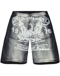 Diesel P-Eeklo Shorts aus Lyocell Grau