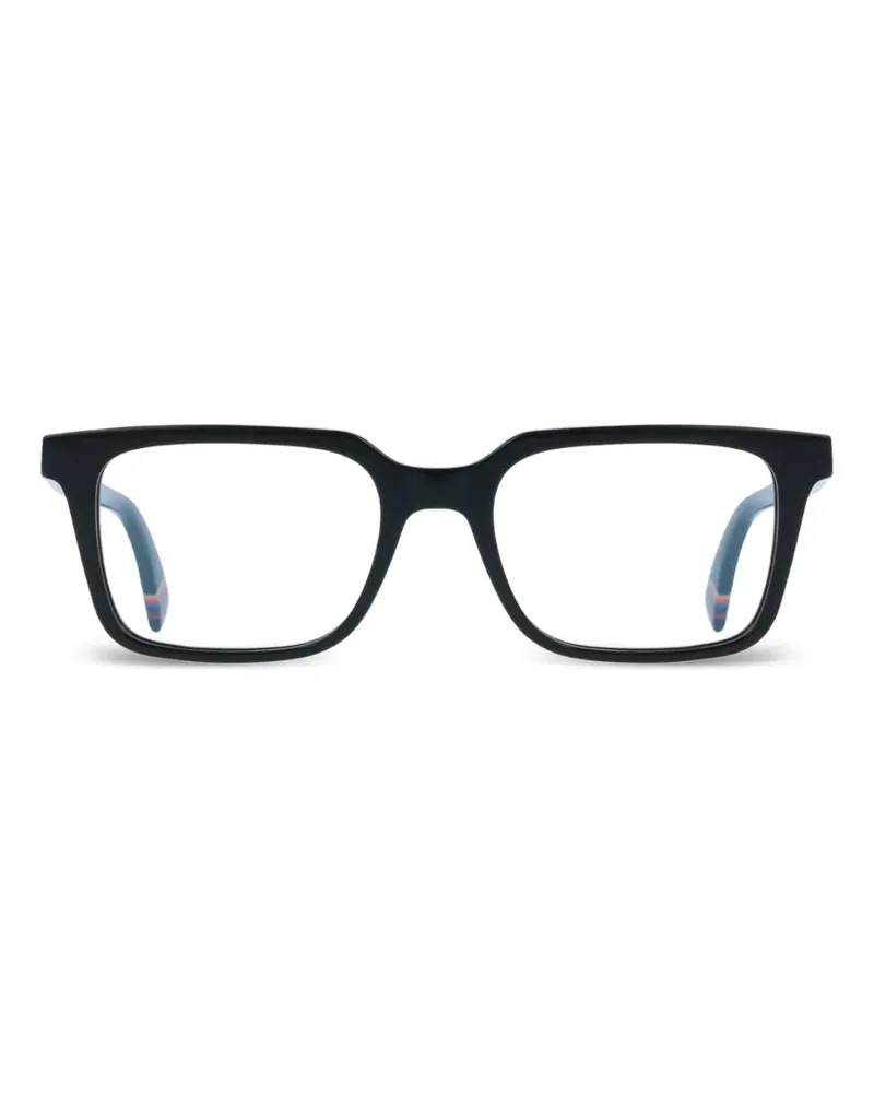 Paul Smith Brille mit eckigem Gestell - Schwarz Schwarz