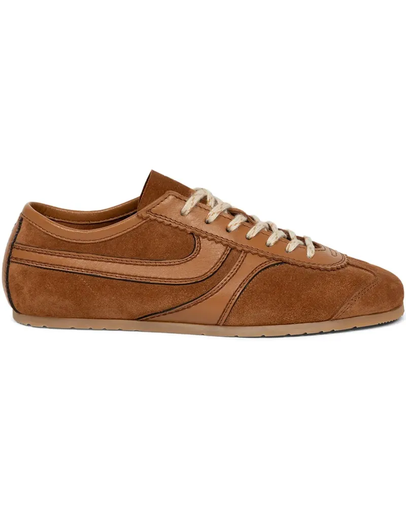 Dries van Noten Sneakers aus Wildleder - Braun Braun