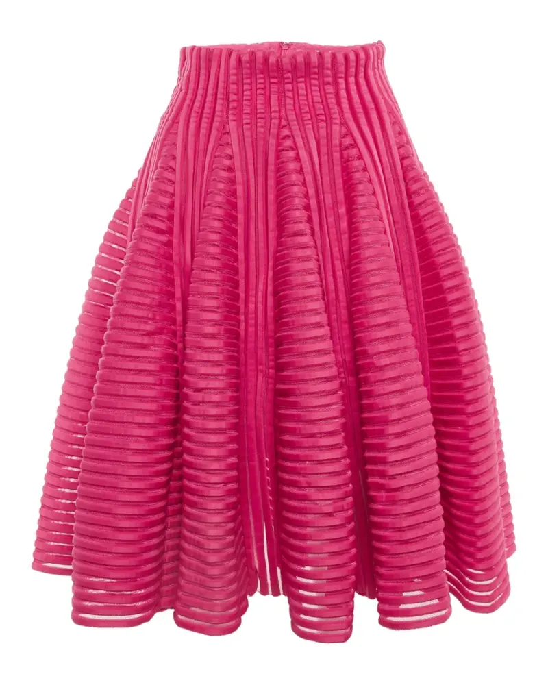 Maje Ausgestellter Midirock - Rosa Rosa