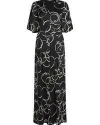 Karl Lagerfeld Jumpsuit mit Kreis-Print Schwarz