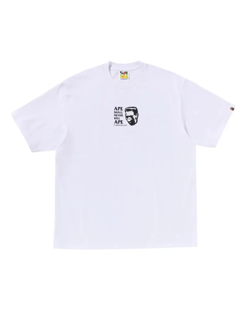 BAPE Frankenstein Bape T-Shirt - Weiß Weiß