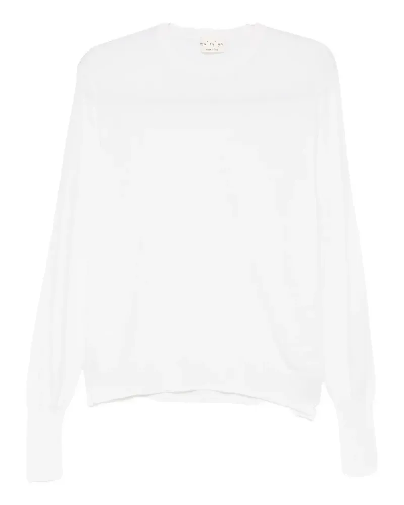 MA'RY'YA crew neck sweater - Nude Nude