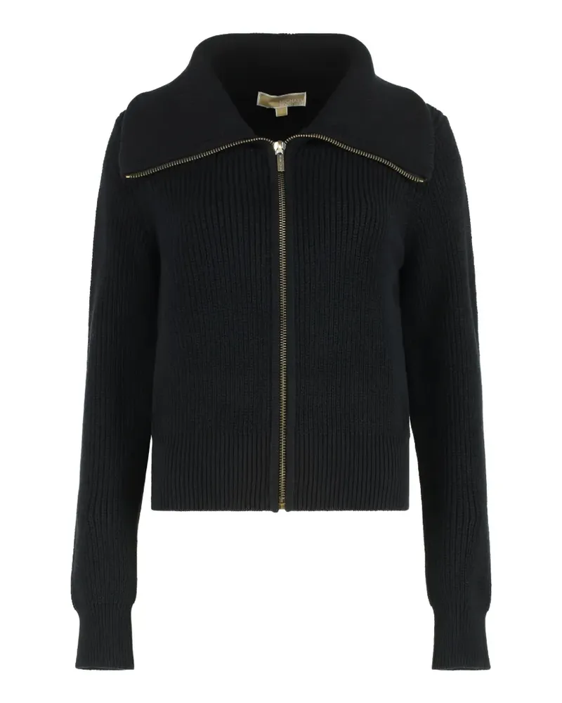 Michael Kors zip-fastening cardigan - Schwarz Schwarz