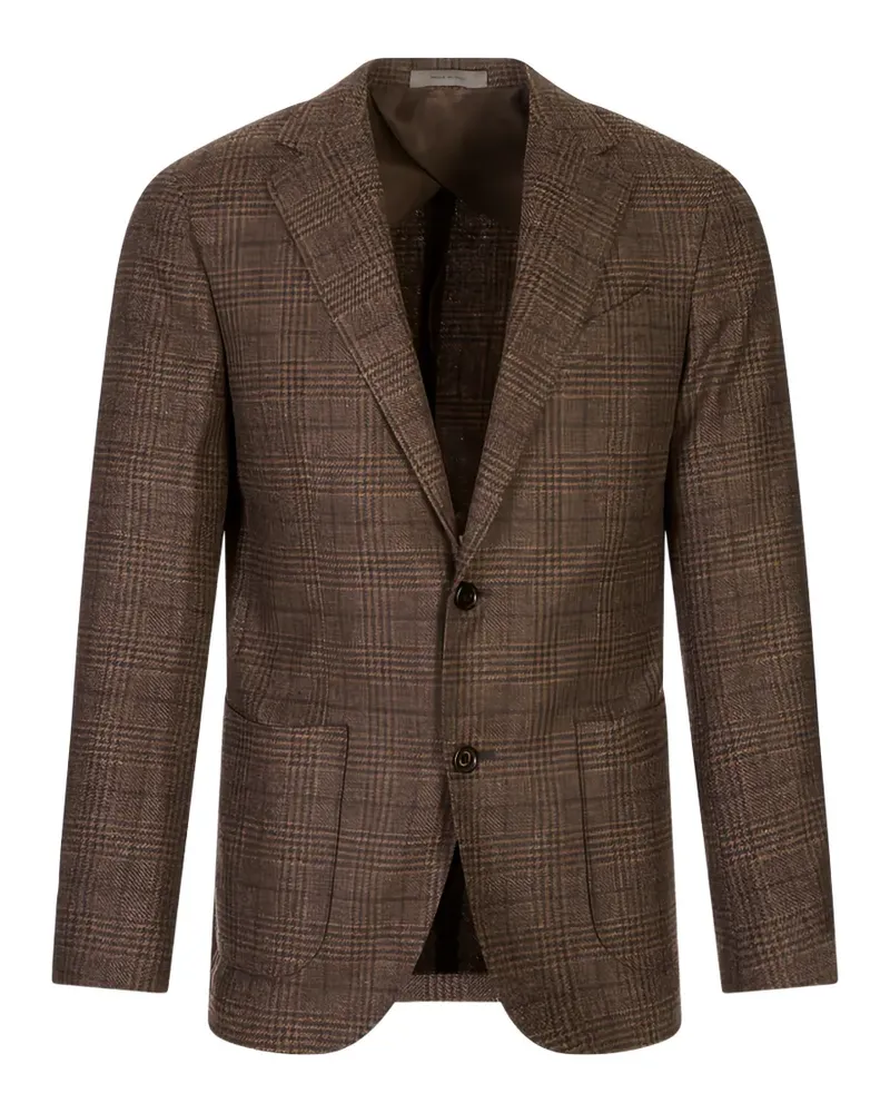 Corneliani two buttons blazer - Braun Braun