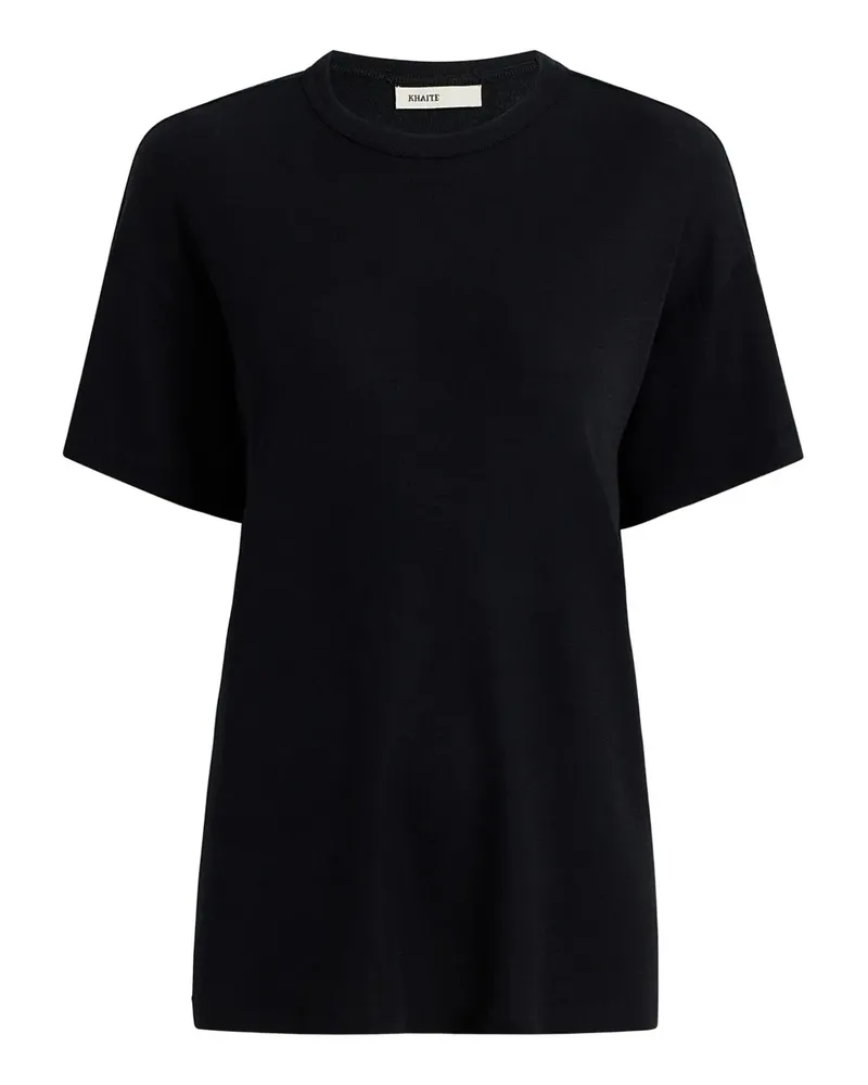 KHAITE T-Shirt aus Kaschmir - Schwarz Schwarz